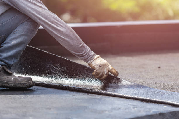 Professional Basement Waterproofing technician working in Kouts, IN